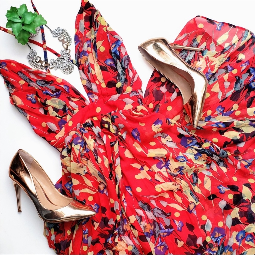 Stunning Meghan LA enchanted Garden maxi dress. Perfect condition
